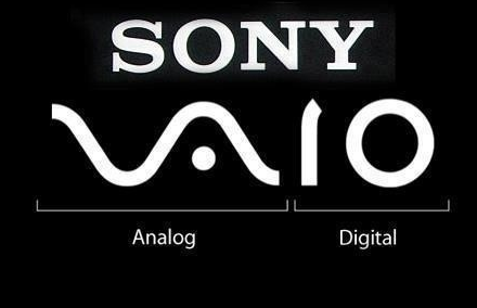 索尼的VAIO标志代表的意思是VA是模拟信号
