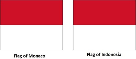 3、两个非常相似的国旗