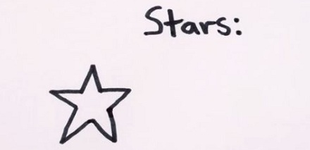 为什么要将星星画成五角星形状呢？